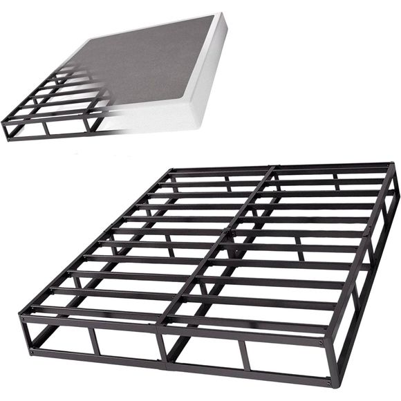 Aardhen 9 Inch High Profile California King Box Spring Strong Metal Frame